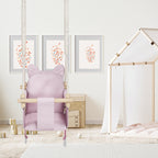 Babyswing i trä – inomhusgunga Rosa - Lilla Nord