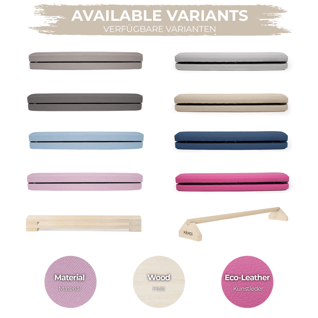 balansbom/gymnastikbom 200cm - Lilla Nord