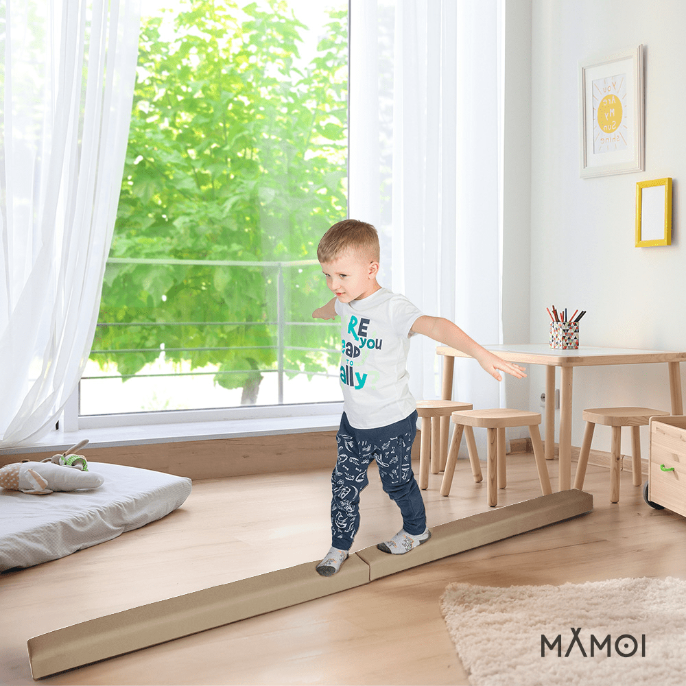 balansbom/gymnastikbom 200cm - Lilla Nord