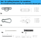 Gymnastikringar i trä för barn - Lilla Nord