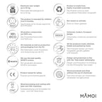 Klätterbåge 2 - i - 1 med rutschkana – Montessori klätterställning & gungbräda i trä (9 mån–3 år) - Lilla Nord