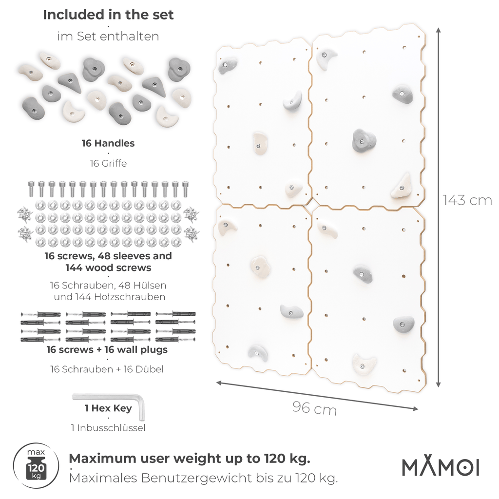Klättervägg för inomhusbruk - Lilla Nord