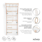 Ribbstol för barn med ringar & repstege - Lilla Nord