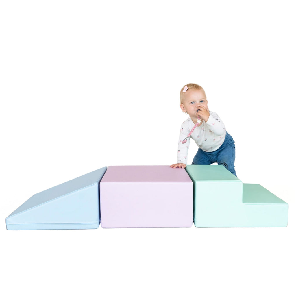 Soft Play Foam Block Set - Mini Climbie - Lilla Nord