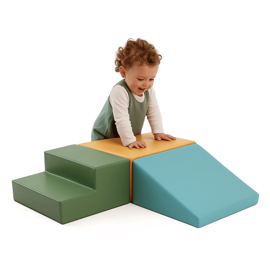 Soft Play Foam Block Set - Mini Climbie - Lilla Nord