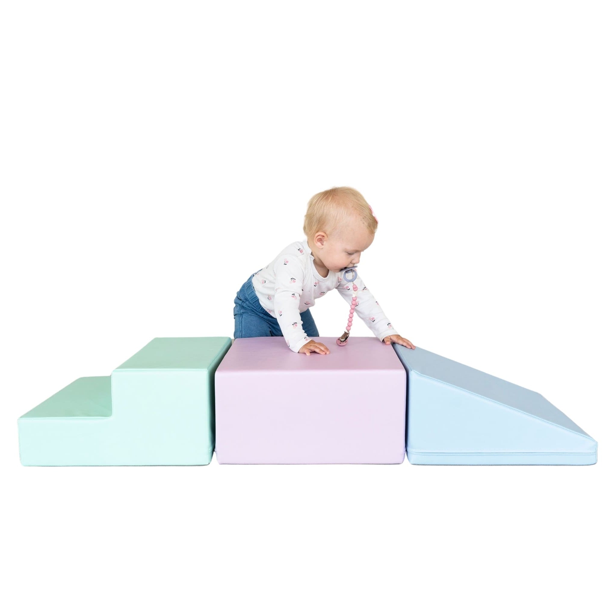 Soft Play Foam Block Set - Mini Climbie - Lilla Nord