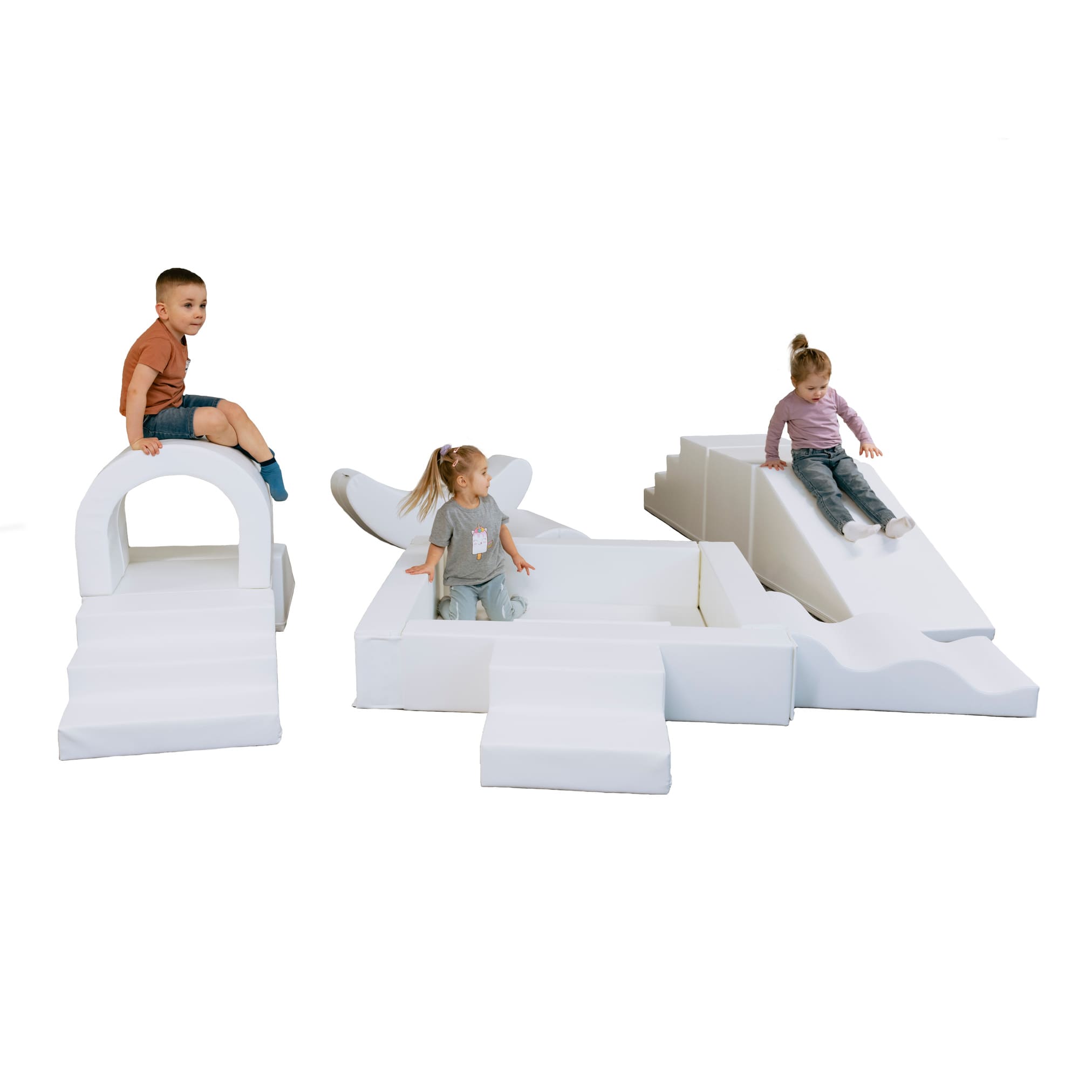 Soft Play Party Set - XL Lekset i Mjuka Pasteller - Lilla Nord