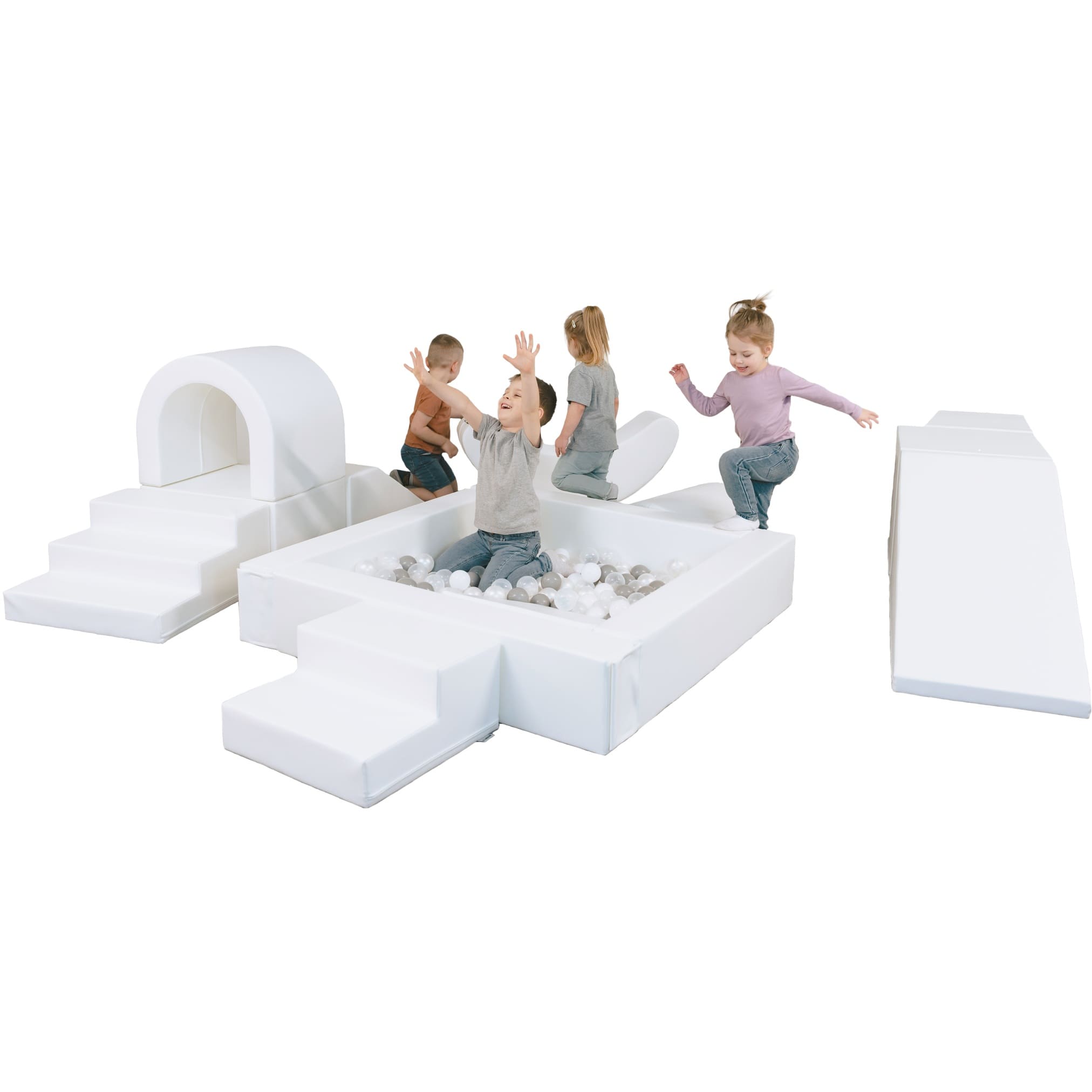 Soft Play Party Set - XL Lekset i Mjuka Pasteller - Lilla Nord