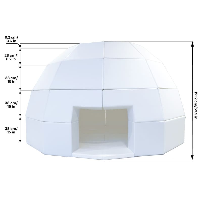 Soft Play Set - IGLU IGLO - Lilla Nord